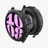 ACS06394 - Galaxy Watch 6 Classic (47mm) Case Liquid Air in matte black showing the front
